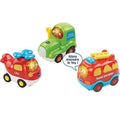 Coffret trio Pompiers (Pompiers + Tracteur + Helico) Tut Tut Bolides