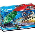 70569 - City Action - Hélicoptere de police et parachutiste Playmobil