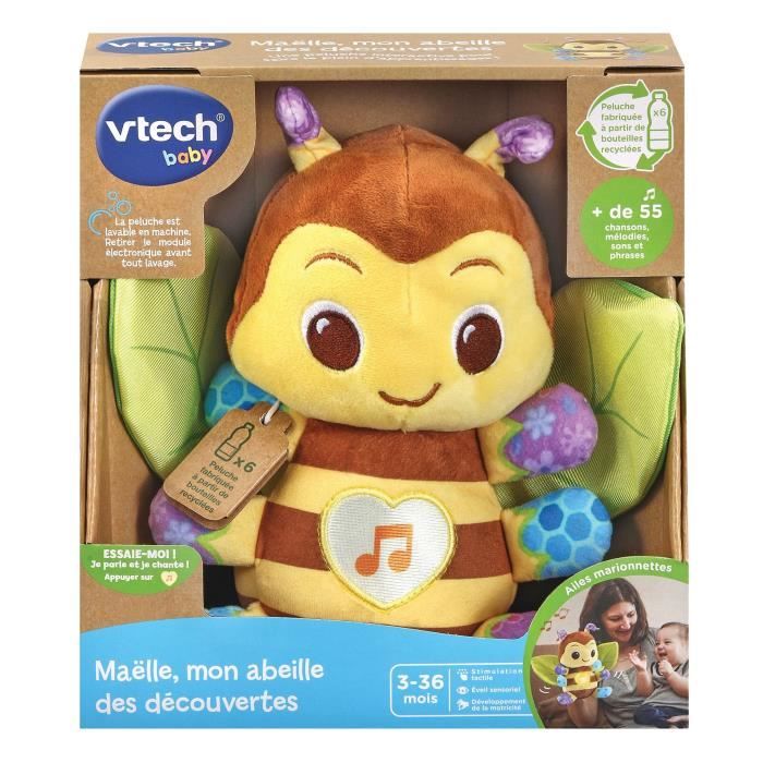 Play Green - Maëlle, mon Abeille des Découvertes (Bouteilles Plastique Recyclées) Vtech Baby