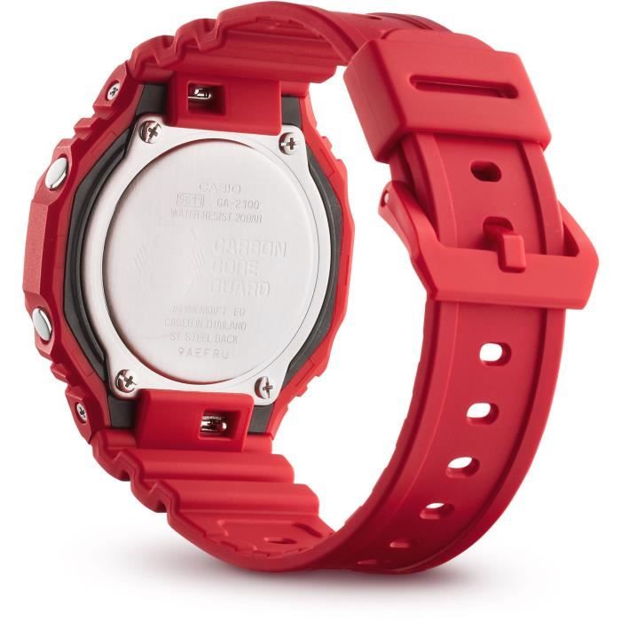 Resitante aux chocs - Multifonctions - Rouge Montre Casio G-shock