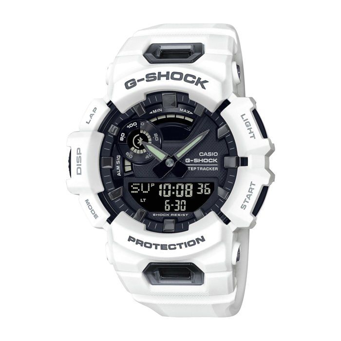 Résistante aux chocs - Multifonctions - Blanc Casio Montre G-shock