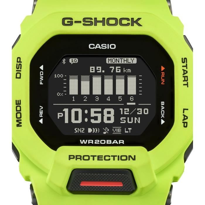 Montre Casio G-SHOCK Sport GBD-200-9ER jaune fluo