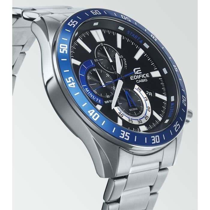 Montre en acier inoxydable CASIO EDIFICE Gris