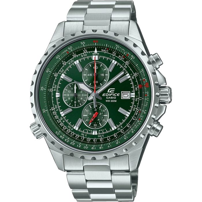 Montre Casio Edifice grise en acier inoxydable