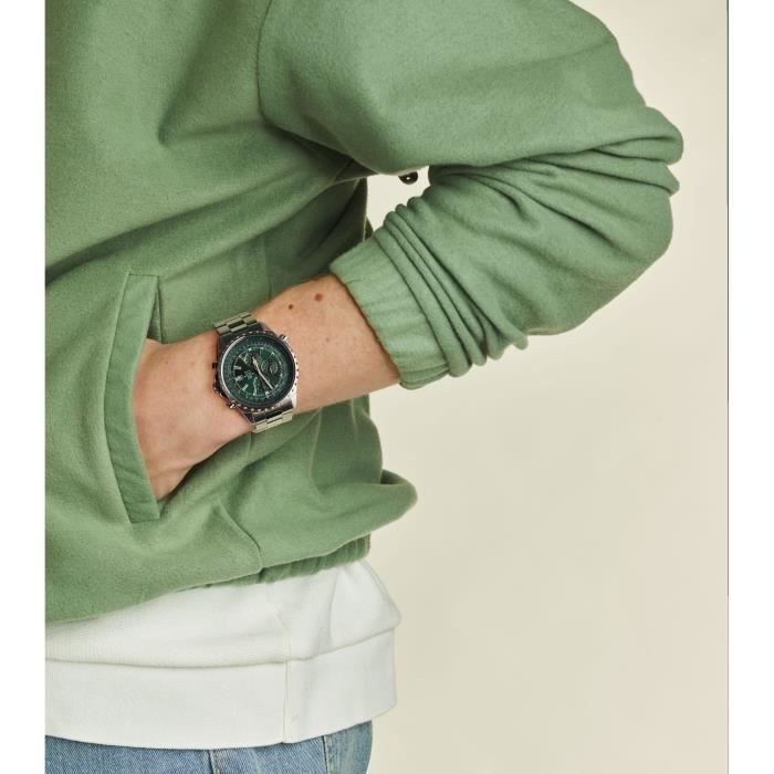 Montre Casio Edifice grise en acier inoxydable