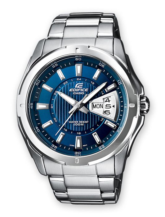 Montre Casio EF129D2AVEF homme à quartz, cadran bleu