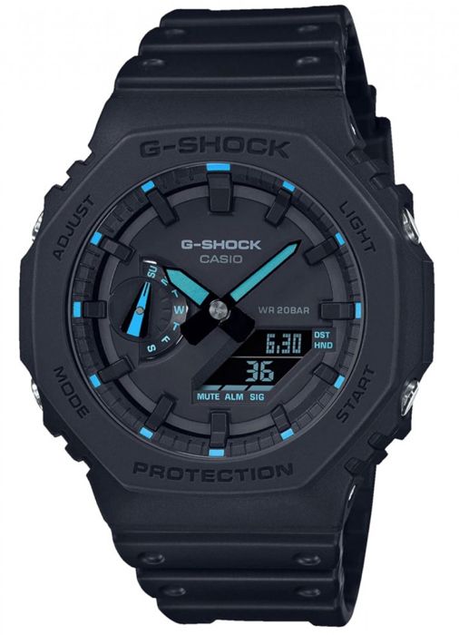 CASIO - G-Shock - Noir et Bleu résiné Montre