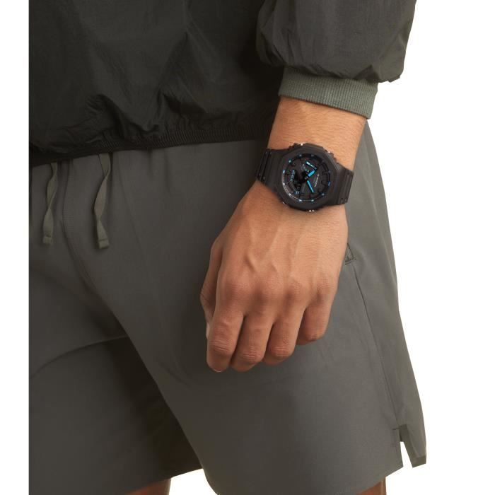 CASIO - G-Shock - Noir et Bleu résiné Montre
