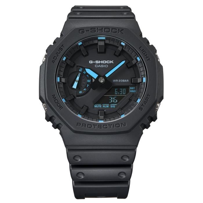 CASIO - G-Shock - Noir et Bleu résiné Montre