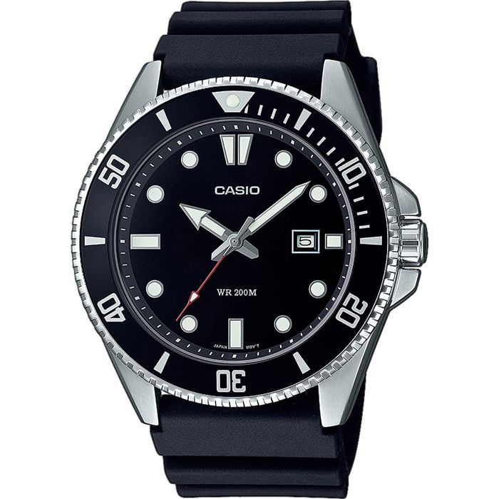 CASIO - Collection Homme - Noir - Acier - Étanchéité 20 bars Montre