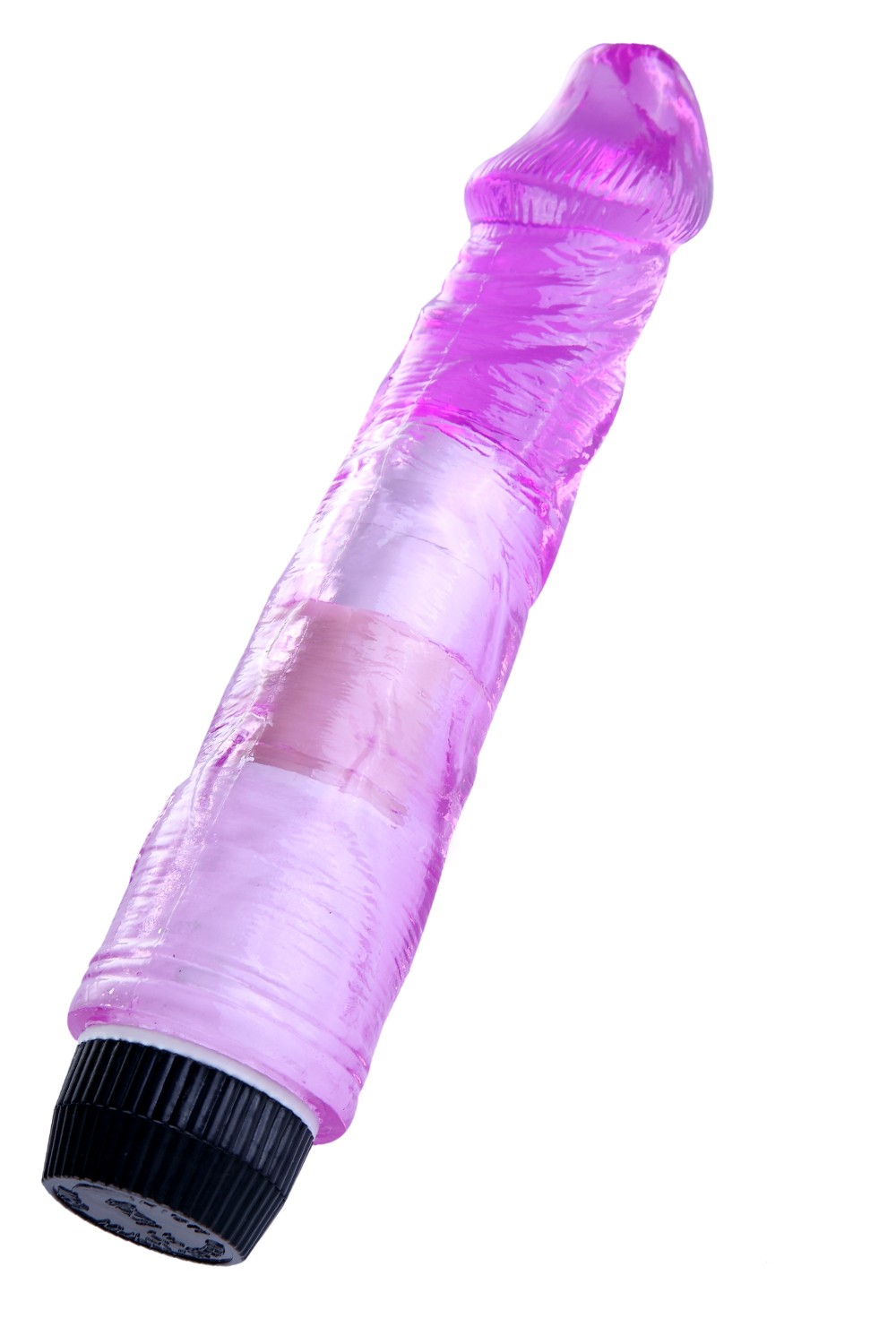 Vibromasseur 20 cm Jelly violet avec Picots