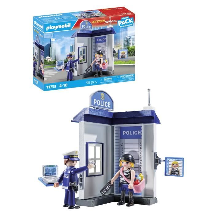 PLAYMOBIL 71733 Salle d'interrogatoire de police