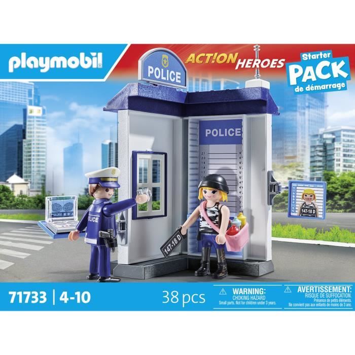 PLAYMOBIL 71733 Salle d'interrogatoire de police
