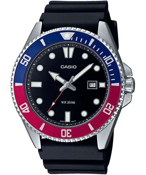 CASIO - Collection Homme - Noir - Acier - Étanchéité 20 bars Montre