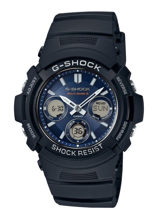 Casio - G-Shock Classic - Homme - Noir - Énergie solaire - Résistante aux chocs Montre