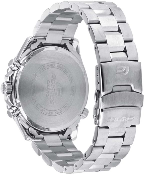 Montre Casio Edifice grise à quartz en acier inoxydable