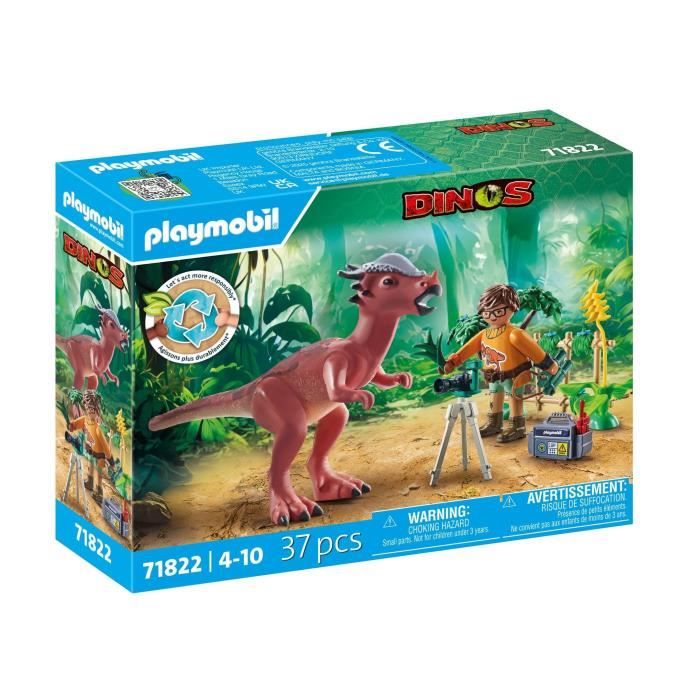 PLAYMOBIL 71822 Stygimoloch, chercheur et accessoires