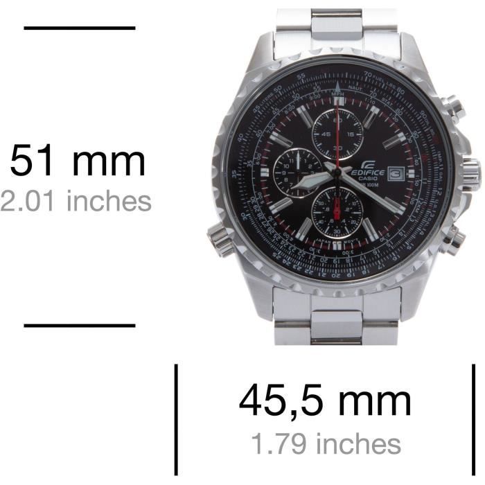 Montre en acier inoxydable - EDIFICE - Gris Casio