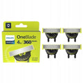 PHILIPS One Blade - Pack 4 lames de rechange 360  QP440/50 Tete De Rasoir