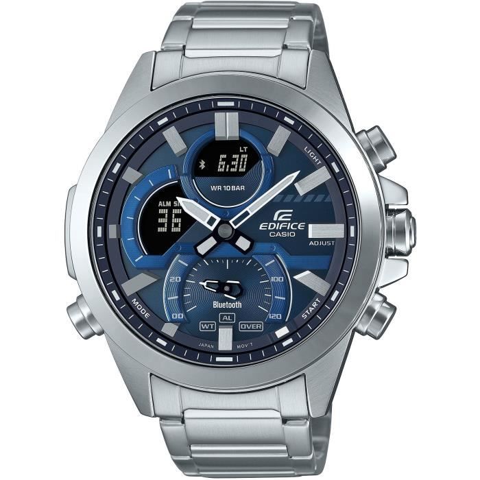 CASIO - ECB-30D-2AEF - 52,3mm - Bleu Montre