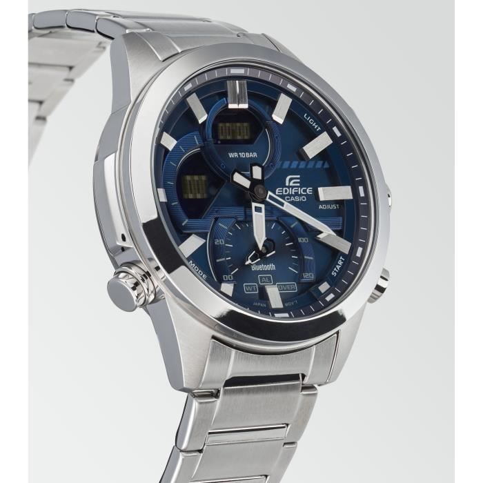 CASIO - ECB-30D-2AEF - 52,3mm - Bleu Montre