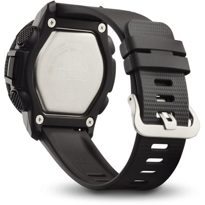 Montre Casio PRT-B50-1ER noire Bluetooth 57,5 mm