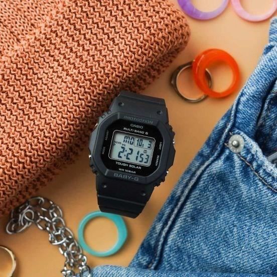 Montre Casio Baby-G Urban digitale solaire bracelet noir