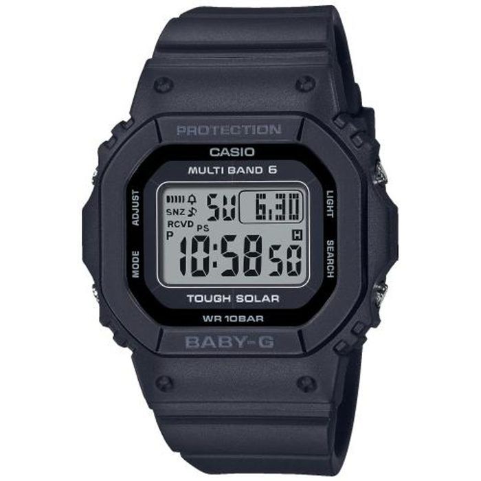 Montre Casio Baby-G Urban digitale solaire bracelet noir