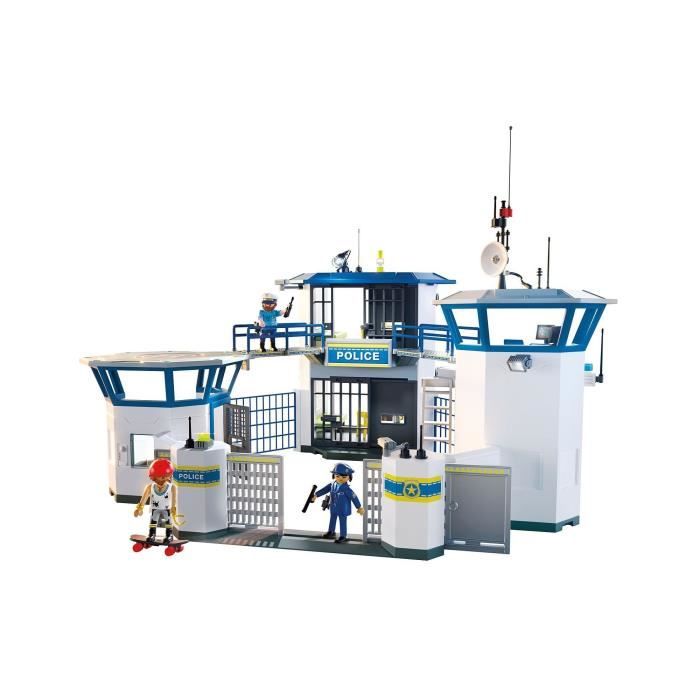 Playmobil 71873 Centre de commandement de la police, Les policiers, City Action, 253 pieces, Des 4 ans