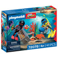 Playmobil 72078 Policiers plongeurs et trésor