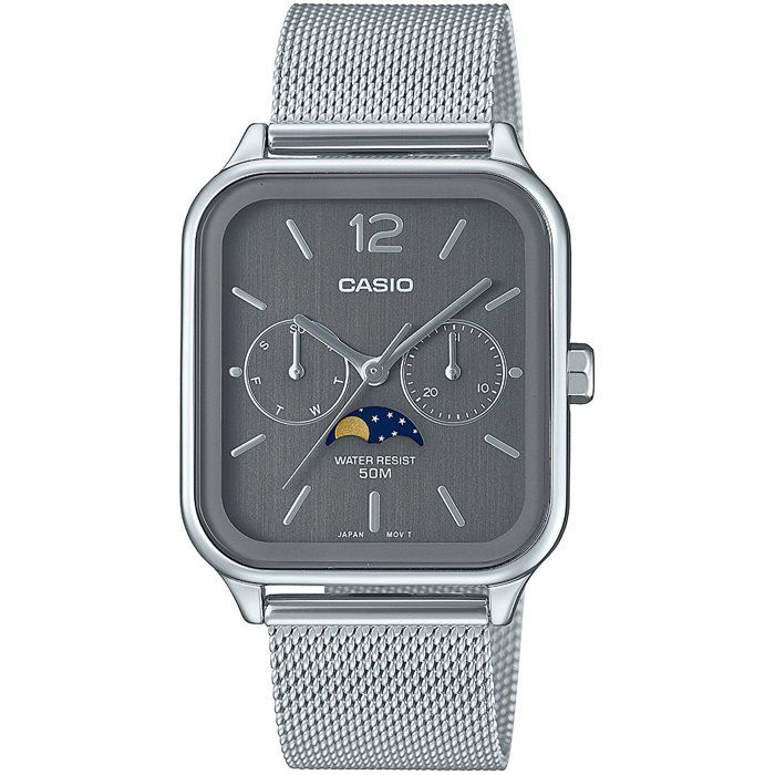 CASIO - MTP-M305M - Homme - Gris - Quartz - Analogique Montre