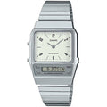CASIO - AQ - Mixte - Blanc - Quartz - Digital Montre