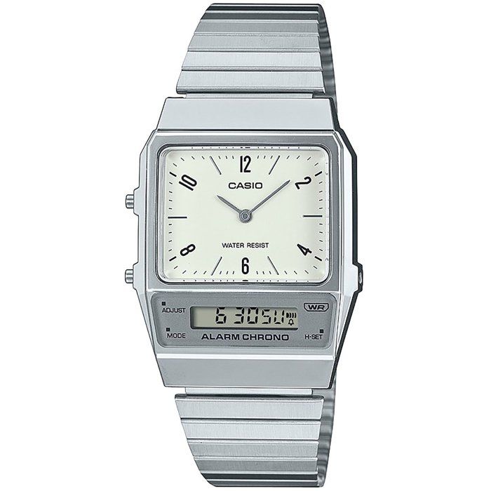 CASIO - AQ - Mixte - Blanc - Quartz - Digital Montre