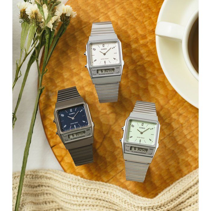 CASIO - AQ - Mixte - Blanc - Quartz - Digital Montre