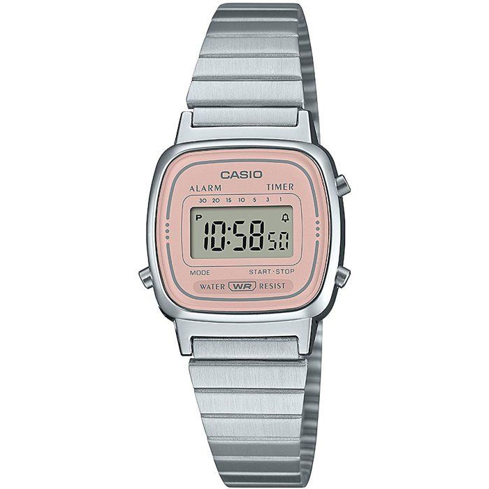CASIO - LA670WEA - Mixte - Rose - Quartz - Digital Montre