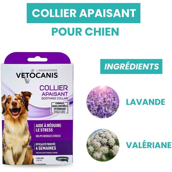 VETOCANIS - Chien - Anti-stress Collier Apaisant