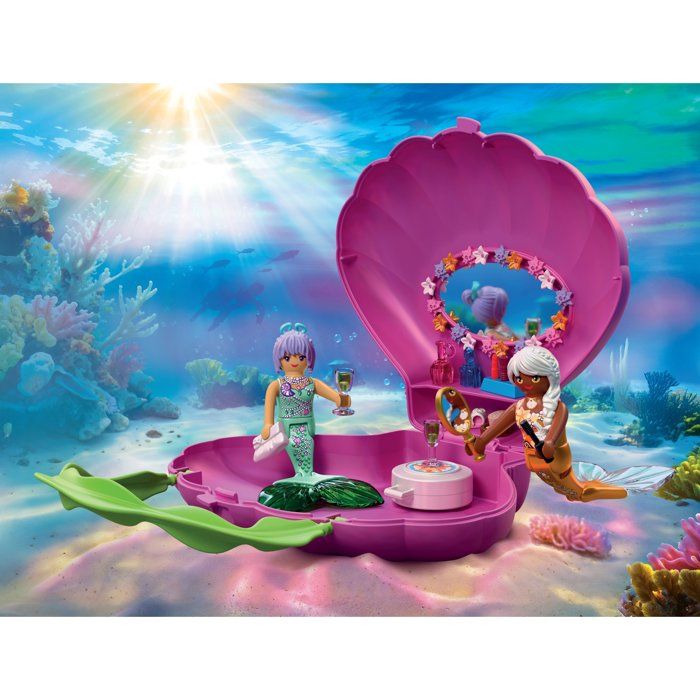 Playmobil 72105 Sac coquillage & sirenes, Les Sirenes Fantasy & Magic, 47 pieces, Des 4 ans