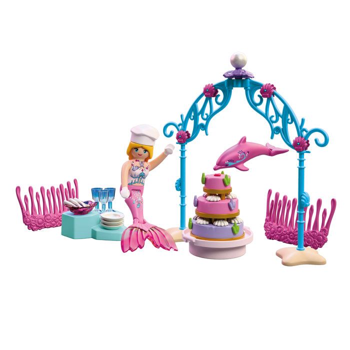 Playmobil 72108 Buffet de mariage des sirenes, Les Sirenes Fantasy & Magic, 60 pieces, Des 4 ans