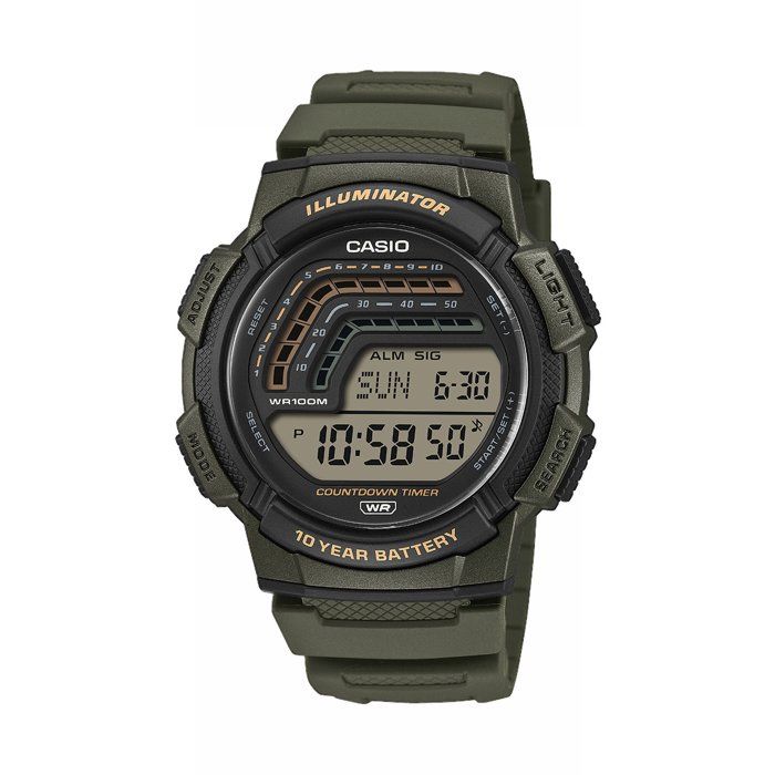CASIO - WS-1800 - Mixte - Vert - Quartz - Digital Montre