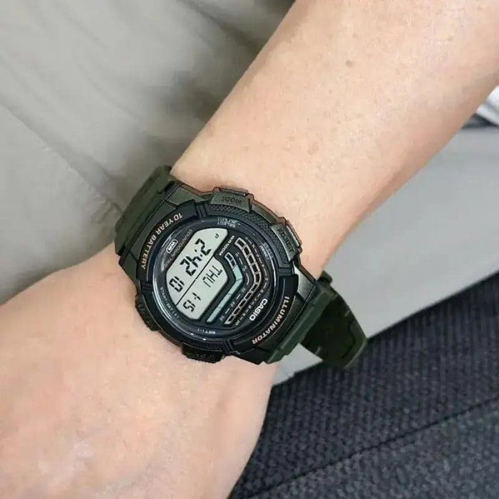 CASIO - WS-1800 - Mixte - Vert - Quartz - Digital Montre