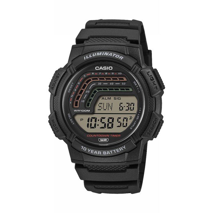 CASIO - WS-1800 - Mixte - Noir - Quartz - Digital Montre