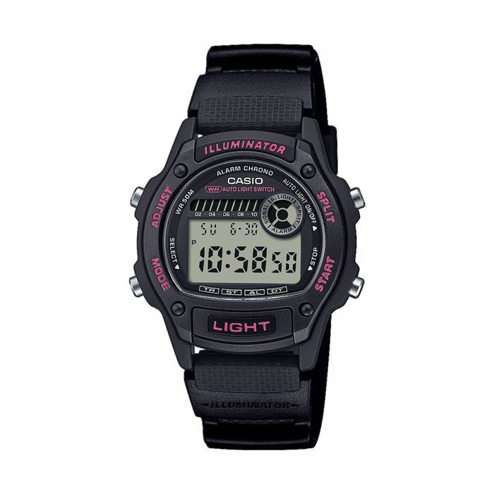 CASIO - W-220H - Mixte - Noir/Bleu - Quartz - Digital Montre