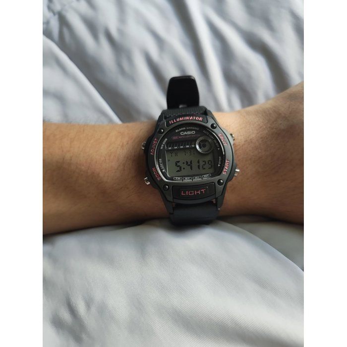 CASIO - W-220H - Mixte - Noir/Bleu - Quartz - Digital Montre