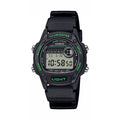CASIO - W-220H - Mixte - Noir/Vert - Quartz - Digital Montre