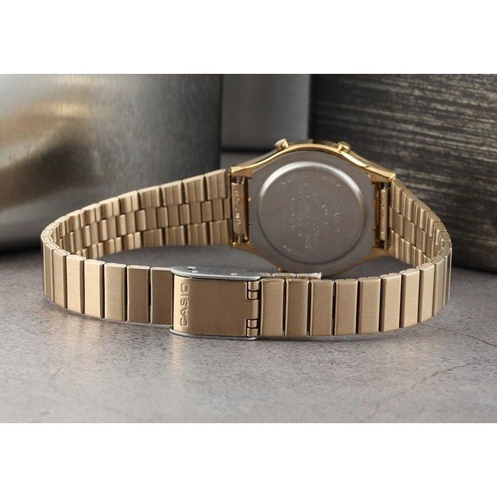 CASIO - LA700WEG - Mixte - Doré - Quartz - Digital Montre