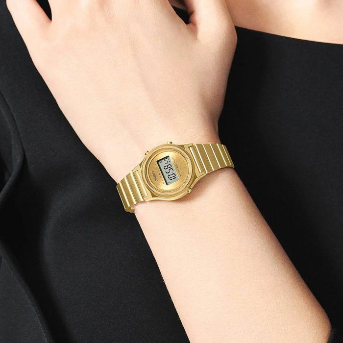 CASIO - LA700WEG - Mixte - Doré - Quartz - Digital Montre