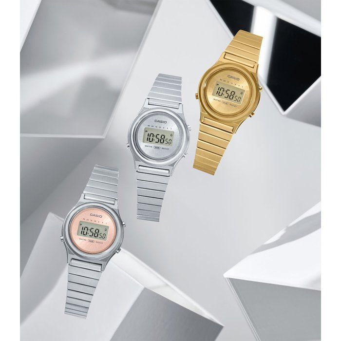 CASIO - LA700WEG - Mixte - Doré - Quartz - Digital Montre