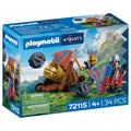 PLAYMOBIL 72115 Canon des chevaliers du Lion, Adventure les chevaliers, 34 pieces, des 4 ans