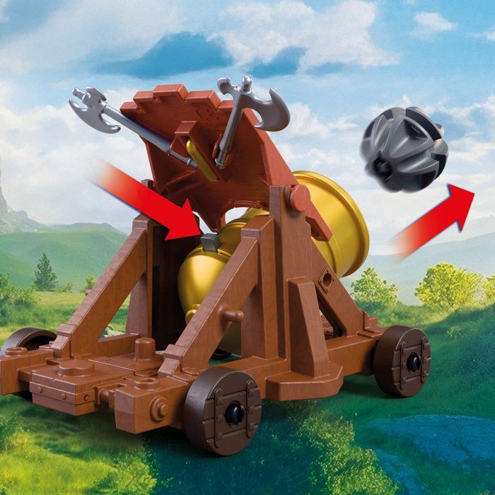 PLAYMOBIL 72115 Canon des chevaliers du Lion, Adventure les chevaliers, 34 pieces, des 4 ans