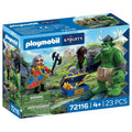 PLAYMOBIL 72116 Troll et trésor chevaliers du Lion, Adventure les chevaliers, 23 pieces, des 4 ans